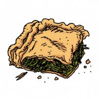 spinach pie, phyllo, pastry, 