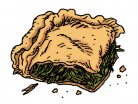 spinach pie, phyllo, pastry, 