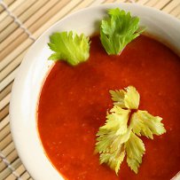 cold tomato soup, typical spanish cuizine, andalusian food