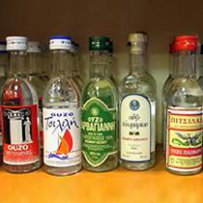 210 x 210: DRINK - GREECE - VARIETY OF OUZO BOTTLES