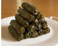 Grape Leaves Stuffed with Rice and Lentils