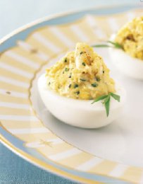 Tuna-Stuffed Boiled Eggs