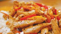 chicken with peppers and cream