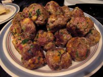 Lebanese lamb meatballs