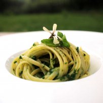 Spaghetti with Rocket and Ricotta