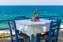 Greek taverna table