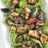 Σαλάτα ρόκας με μαριναρισμένα λαχανικά 