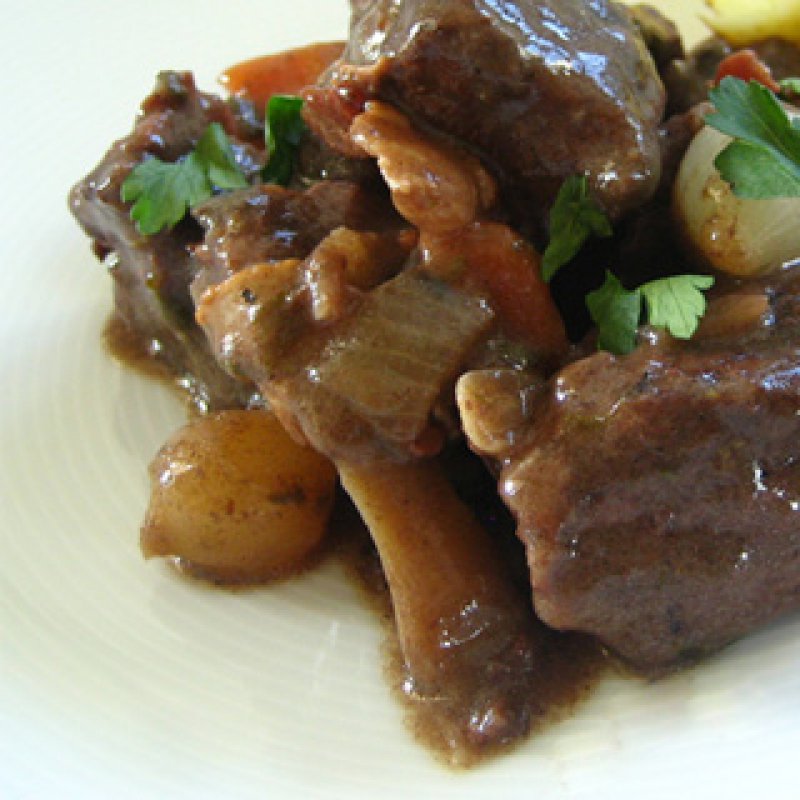 beef rabout, patatoes, delicious meat meal