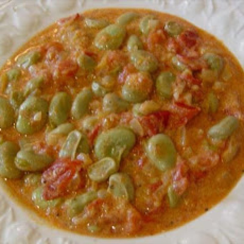 Broad Beans with Capers and Olives