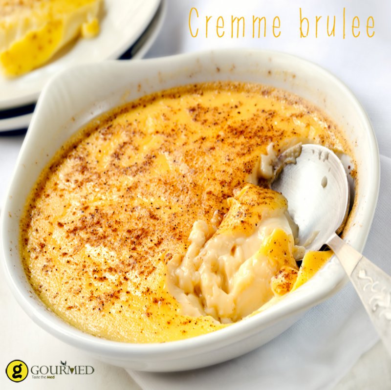 Εύκολη γευστική κρέμ μπρουλέ - Crème brûlée