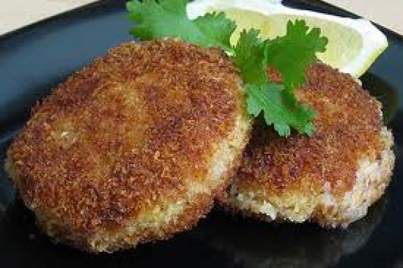 Salmon Croquettes and Camembert