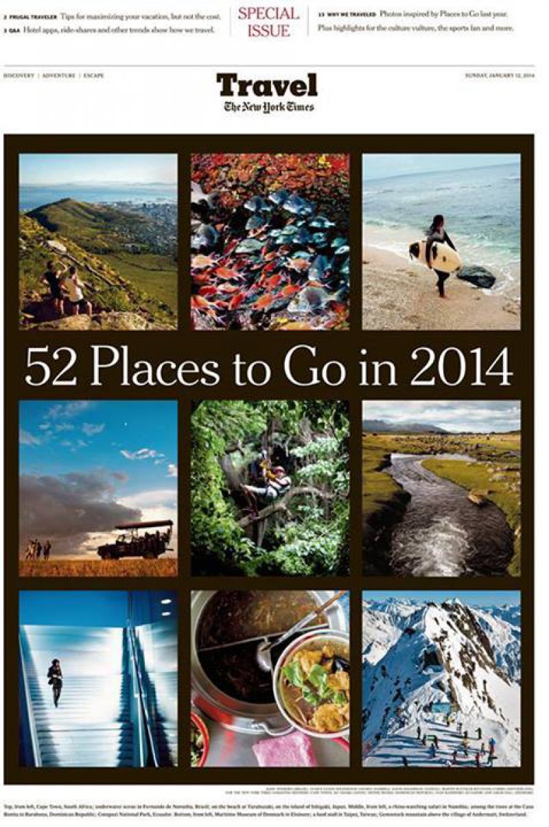 52 Places to Go in 2014