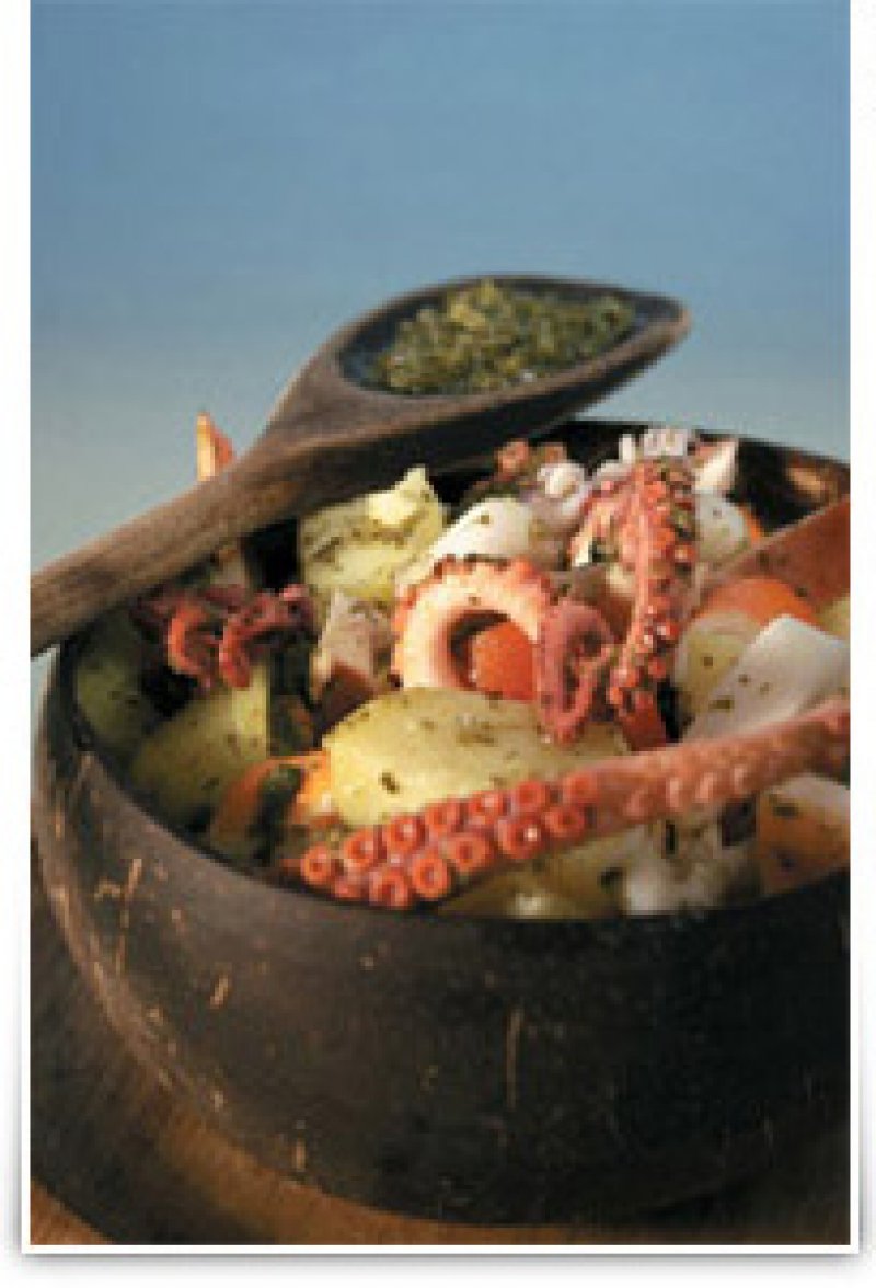 Octopus and Potato Salad with Green Beans