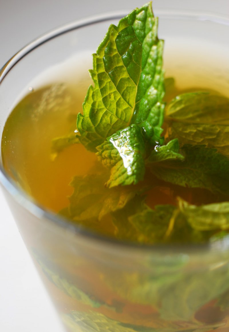 Πράσινο τσάι με μέντα