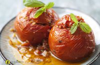 Stuffed Tomatoes,  (Domates Gemistes) 