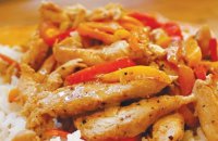 chicken with peppers and cream