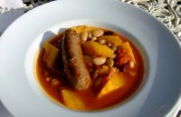 Sausage with potatoes casserole