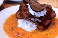 Grilled Eggplant Mille Feuille with Tomato Sauce & Strained Greek Yogurt